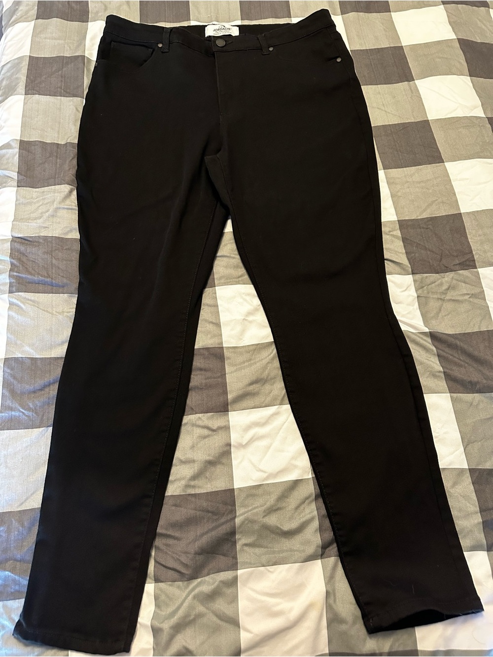 Jordache Women's Black Slim Straight